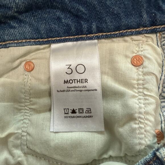 Mother Superior Lil Dodger Button Sneak Jeans - Picture 4 of 8